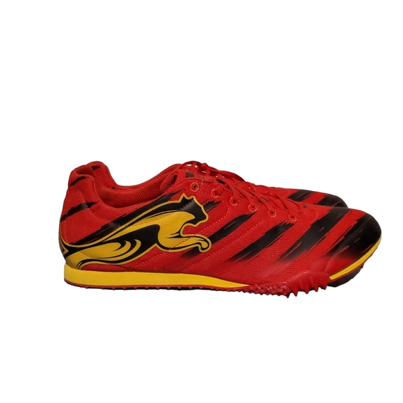 Puma Red/Yellow Track Shoes Men's Size 11 New In Box - Picture 1 of 7